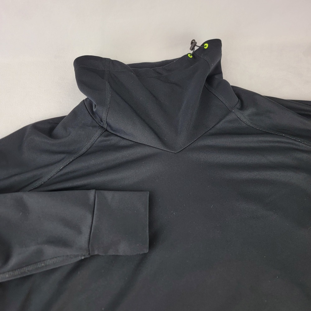 Nike Running Dri-FIT Black Cowl Neck Long Sleeve Top Thumbholes Womens Medium